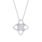 0.27ct 14k White Gold Diamond Necklace